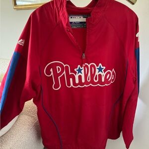 Philadelphia Phillies Red Pullover Jacket